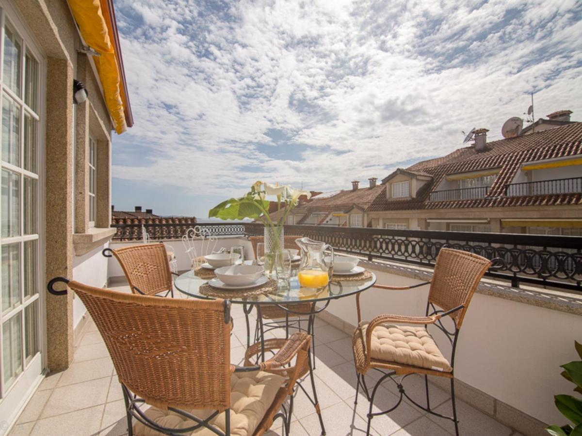 Апартаменты Desconectaengalicia Atico Vidal Rocha, Terraza Y Vistas Санхенхо Экстерьер фото