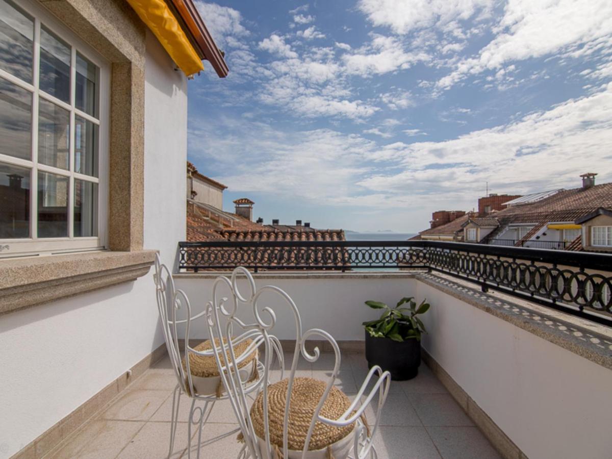 Апартаменты Desconectaengalicia Atico Vidal Rocha, Terraza Y Vistas Санхенхо Экстерьер фото